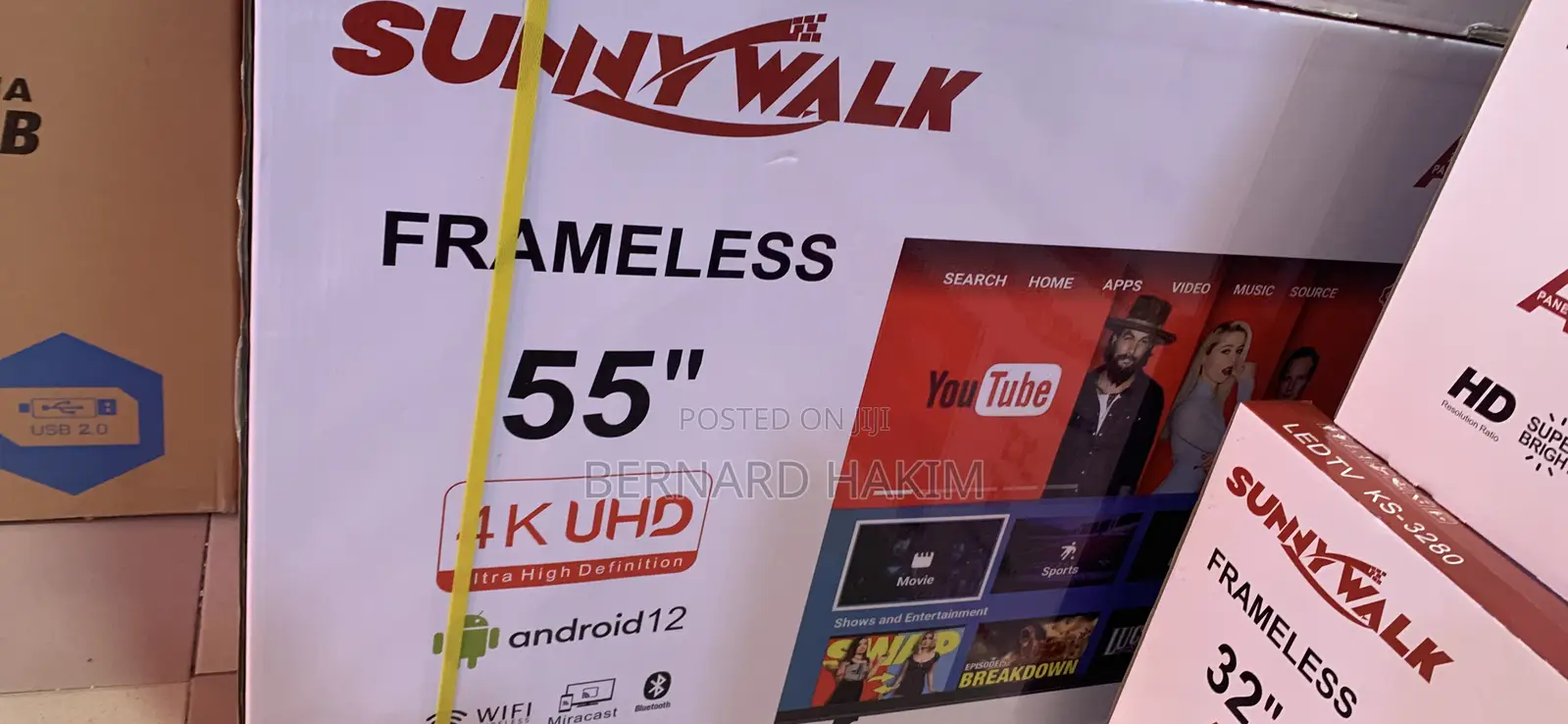 Sunny Walk 55” Smart Digital Satellite Tv
