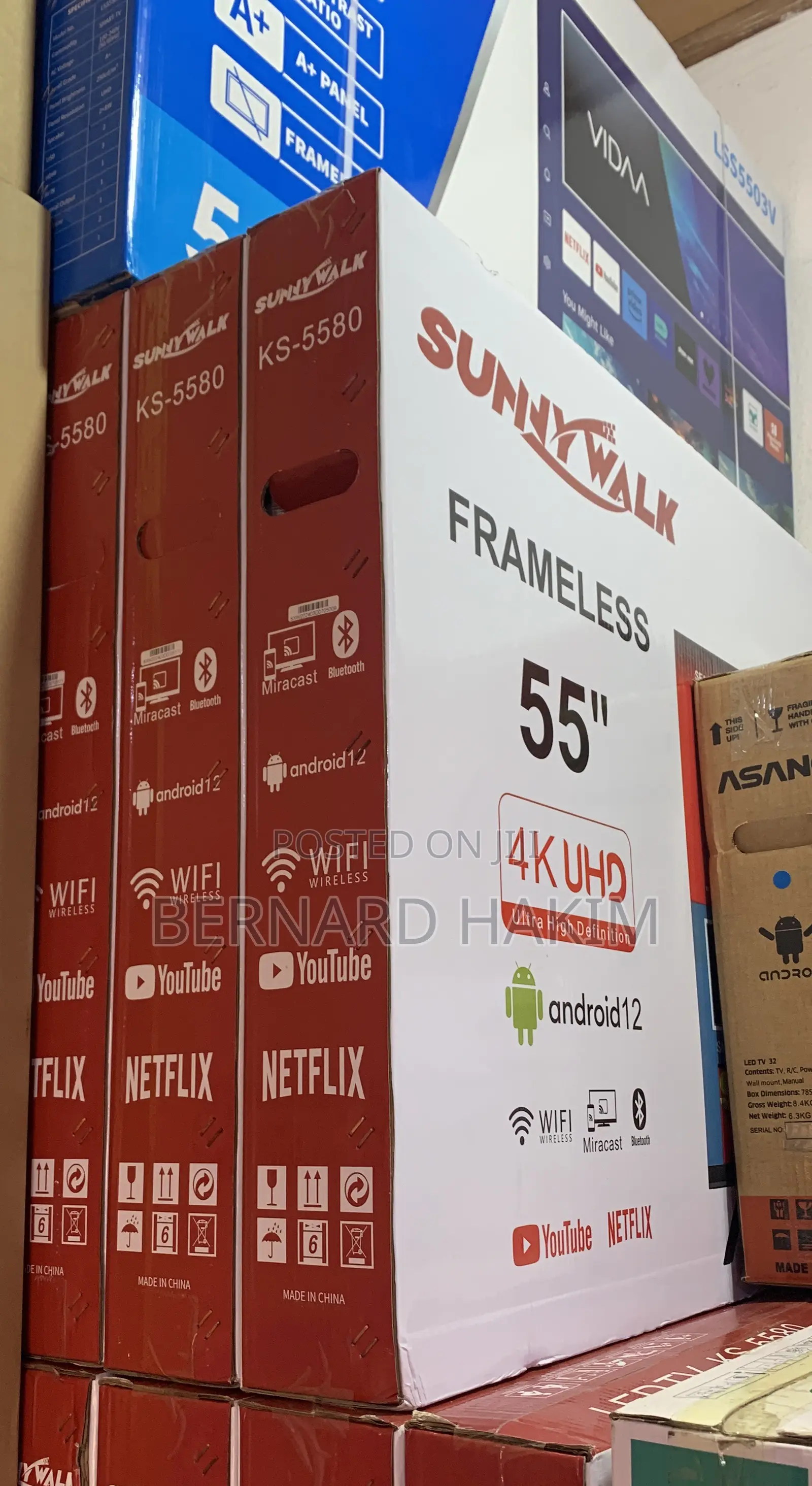 Sunny Walk 55” Smart Digital Satellite Tv