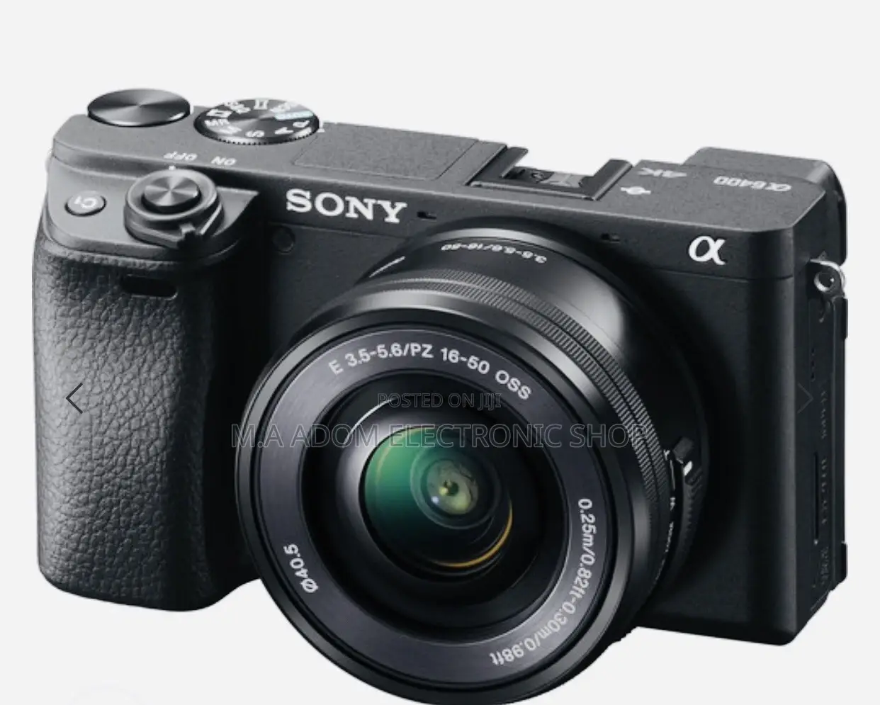 Sony A6400 Mirrorless Camera With 16-50mm Lens