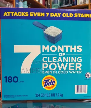 Tide Original Laundry Powder Detergent-180 Loads, 7.2kg