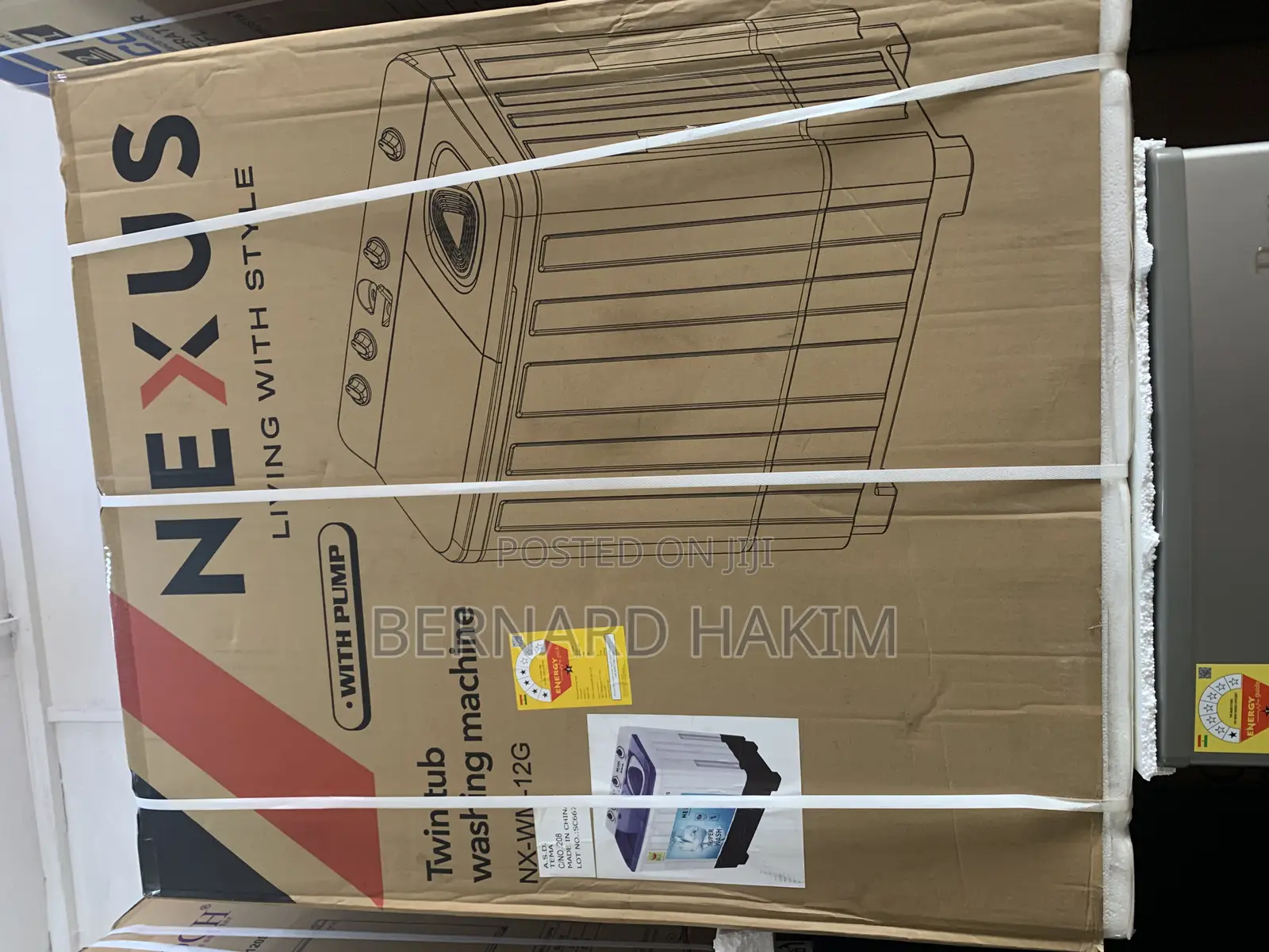Nexus Washing Machine 12kg Semi Automatic