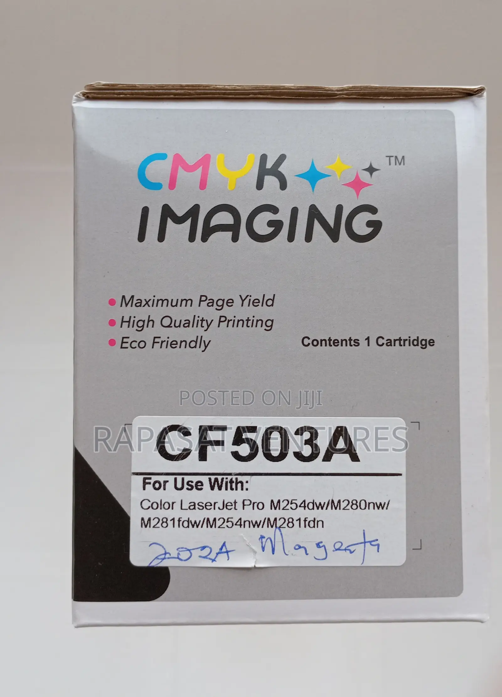 CMYK 202A Toner Cartridges - 250 Per Toner Cartridge