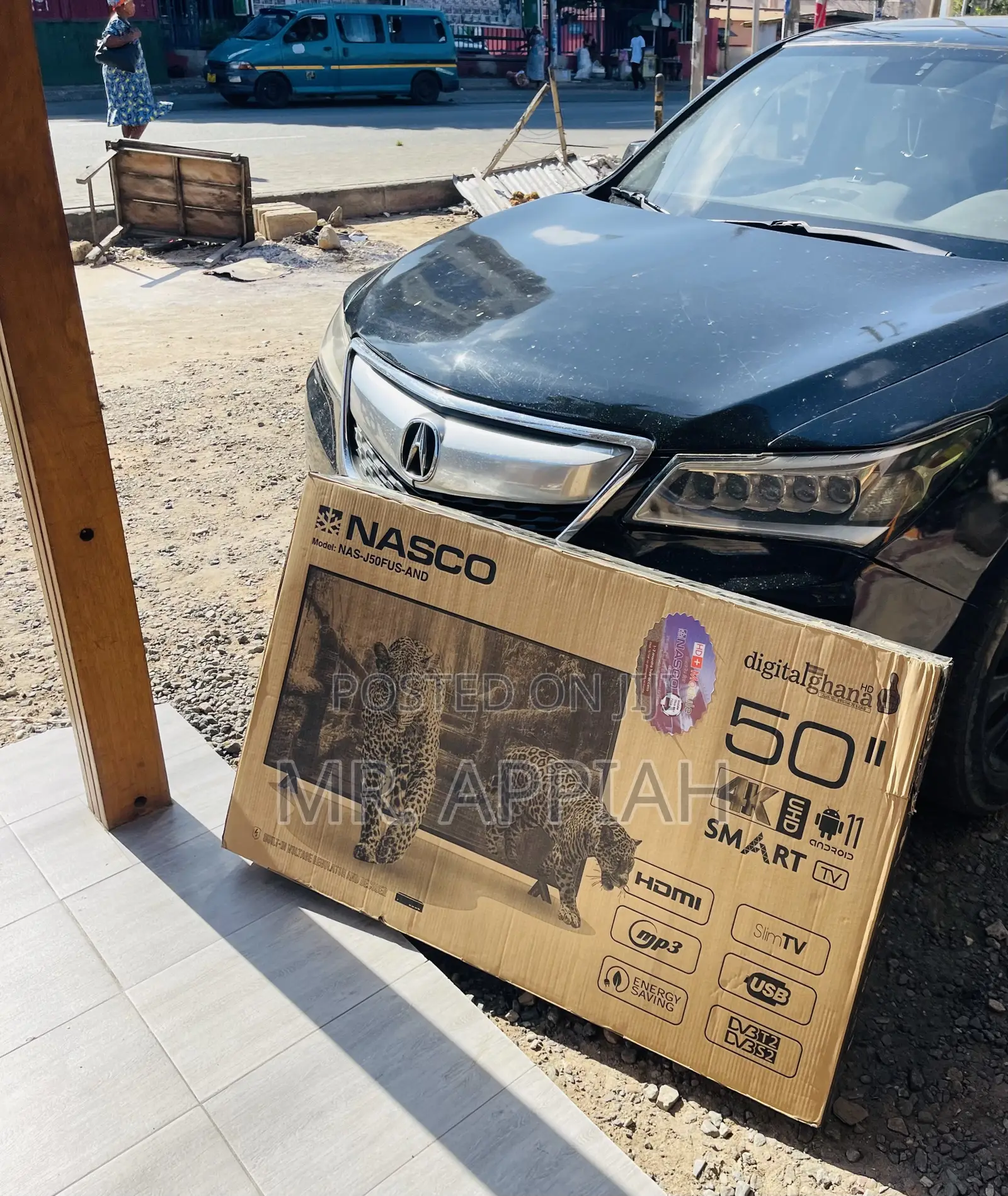 New Advance Nasco 50 Inch Uhd Smart Electric Television 