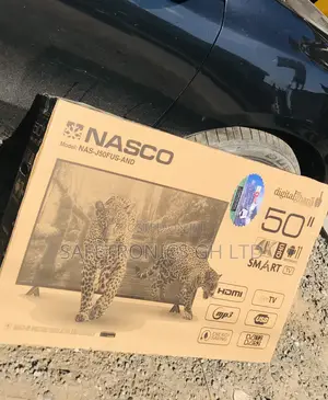 Original Black Nasco 50 Inch Smart Led Full HD Tv