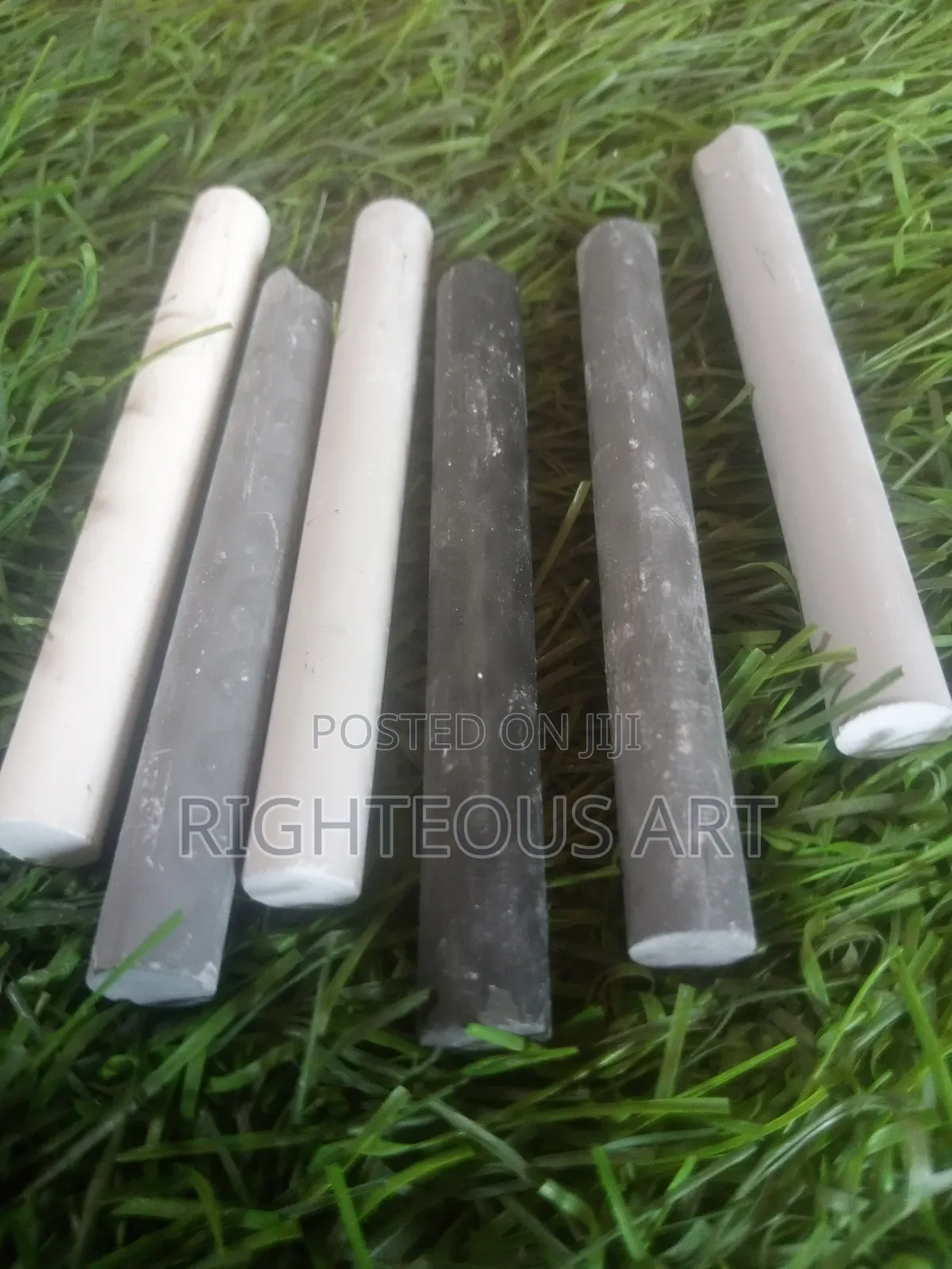 One Stick of Compressed Grey Charcoal Sticks