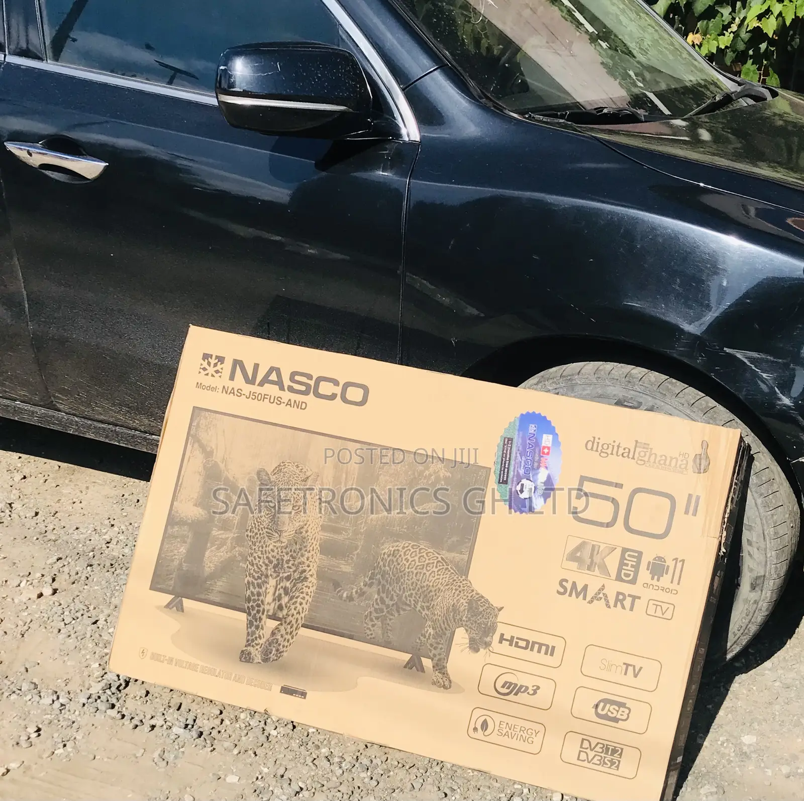 High Efficient LED Smart UHD 50 Inch Nasco Tv