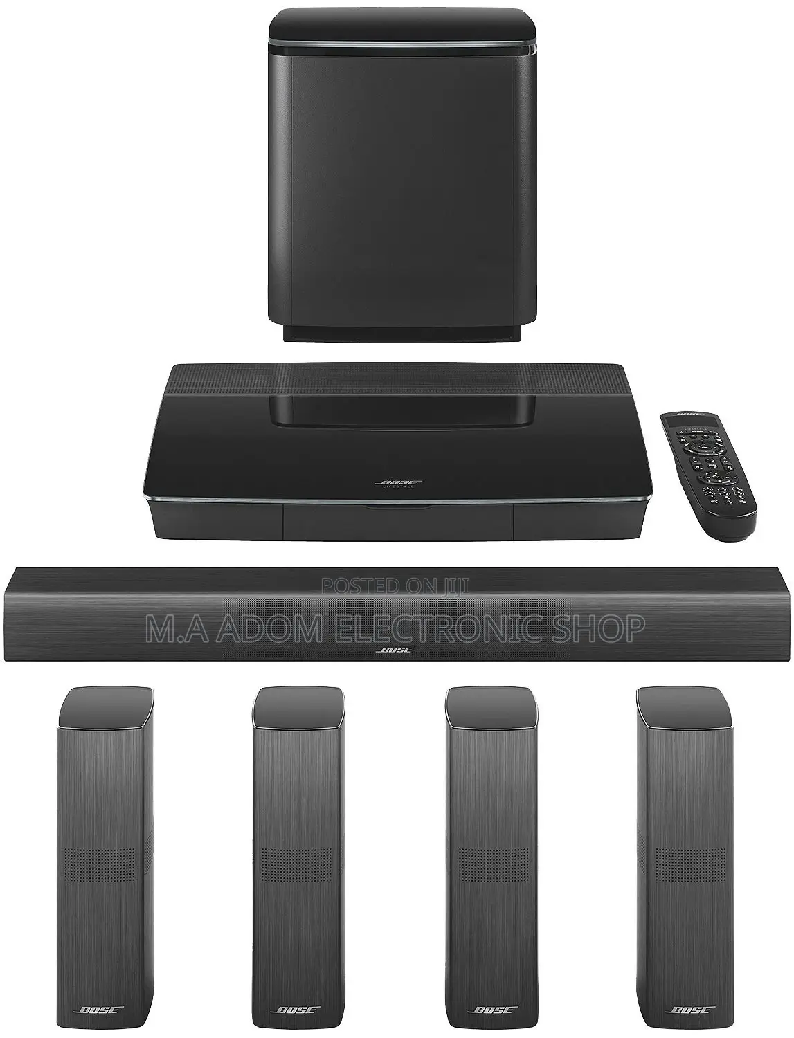 Bose Black Lifestyle 650 Home Entertainment System