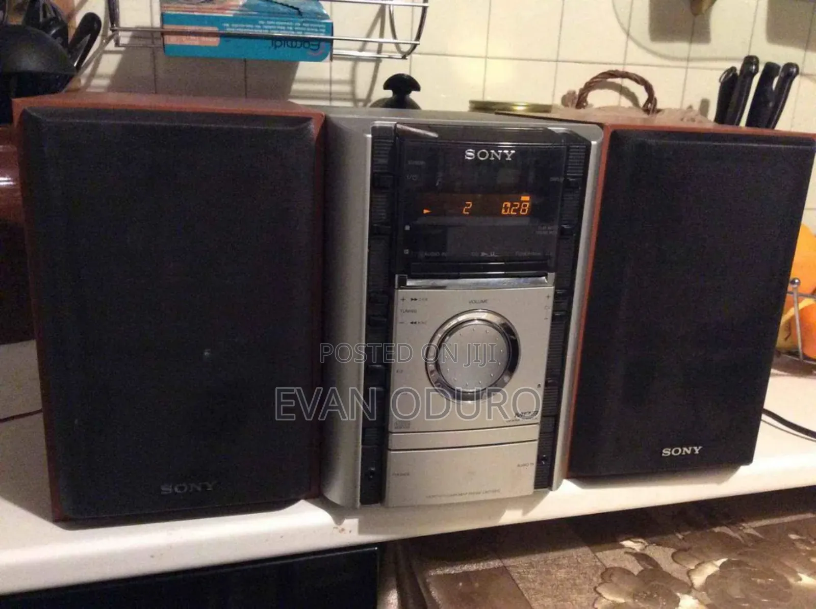 Powerful Sony Sound System, Radio,Bt,Aux