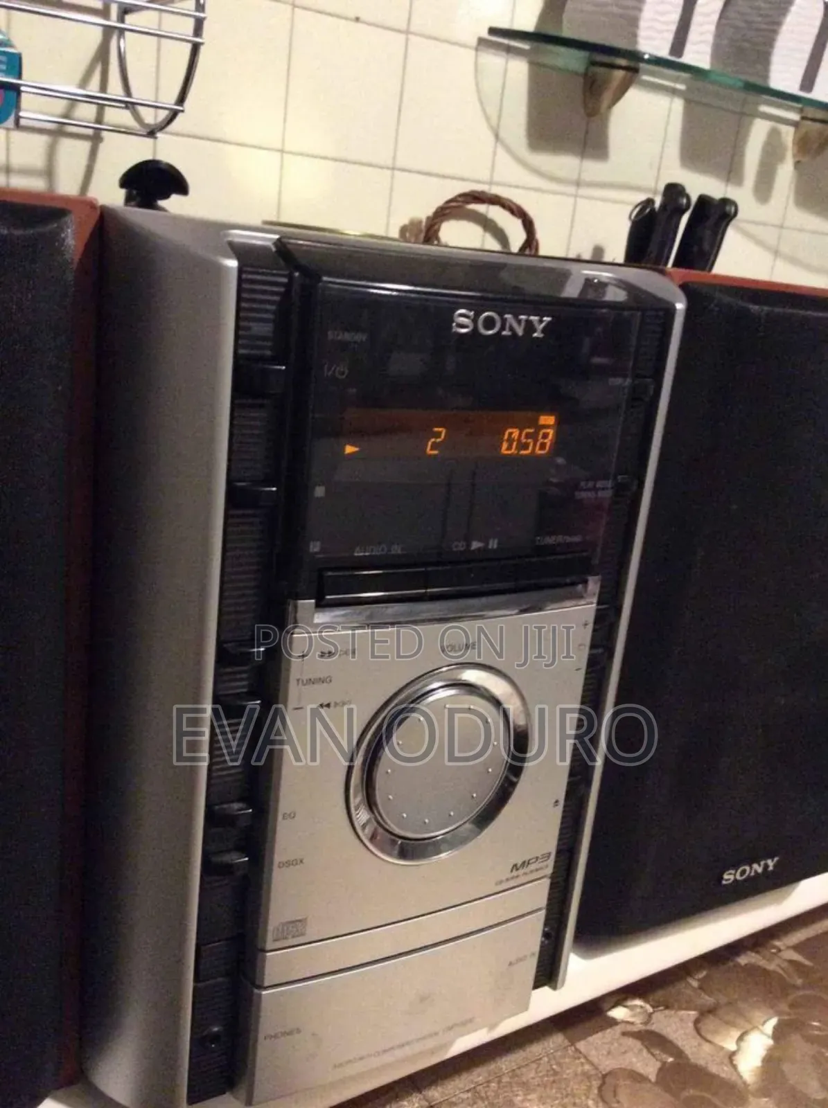 Powerful Sony Sound System, Radio,Bt,Aux