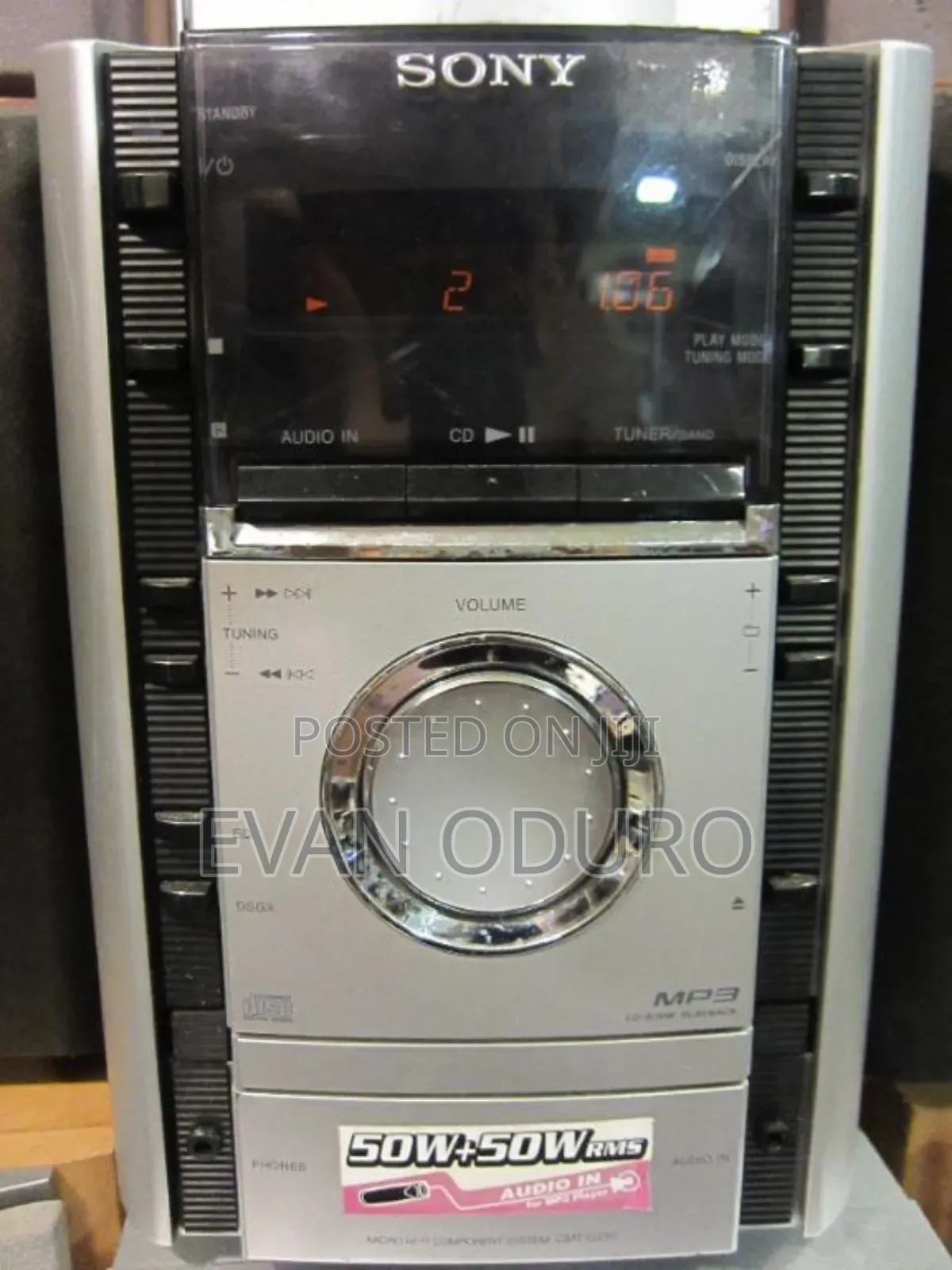 Powerful Sony Sound System, Radio,Bt,Aux