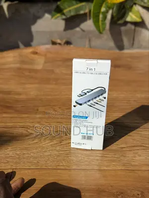 7in1 Multi Ports Usb Type C Hub Splitter Adapter Expansion