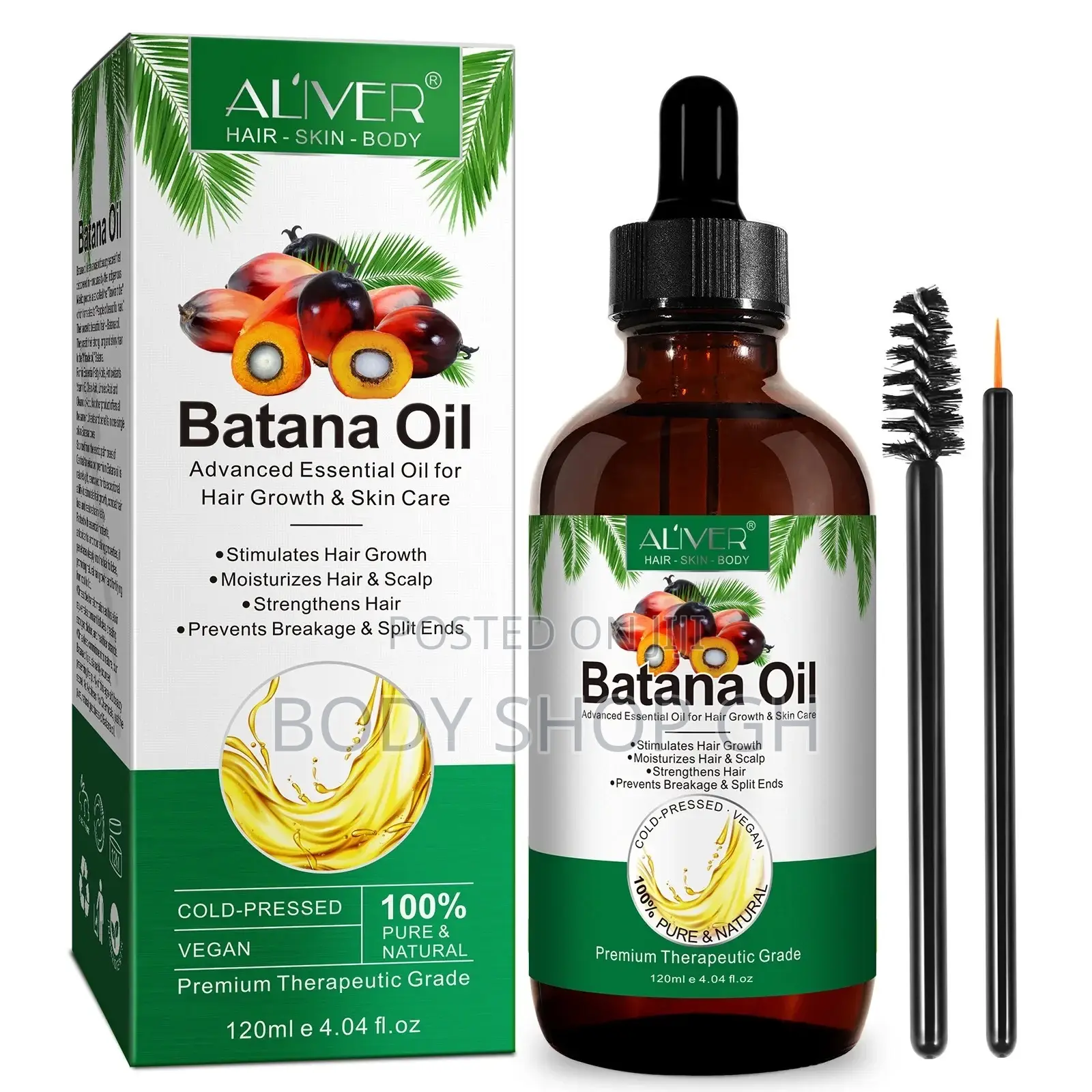 100% Natural Batana Oil for Hair Growth / Stops Hair-Loss
