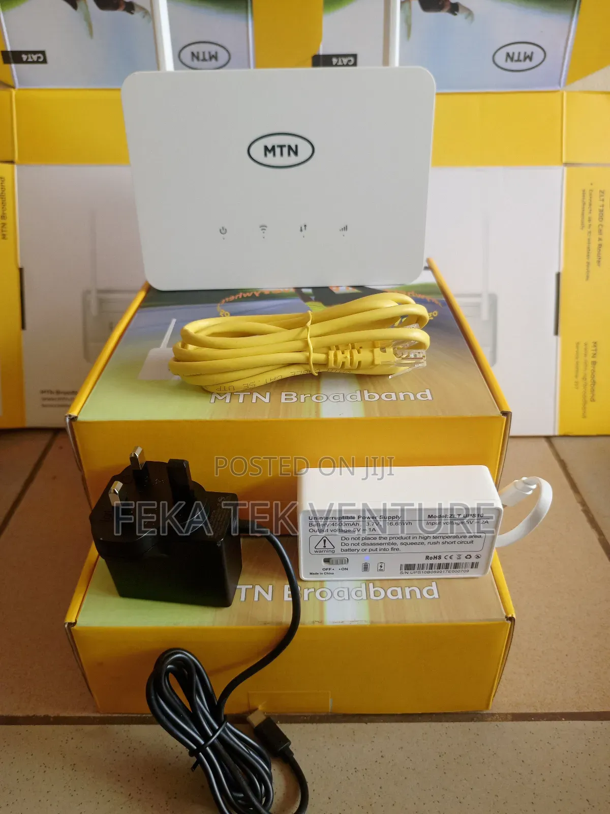 MTN 4g Turbonet Router(Voda,At,Mtn Supported) + Powerbank in Kumasi ...
