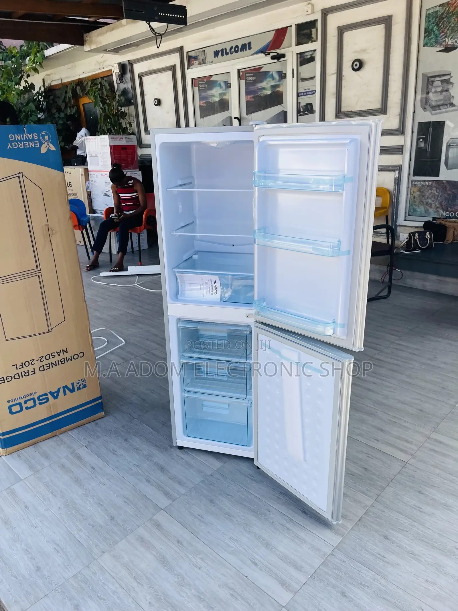 Order Quality Nasco Nasd2-20fl 158L Electric Fridge,Silver.