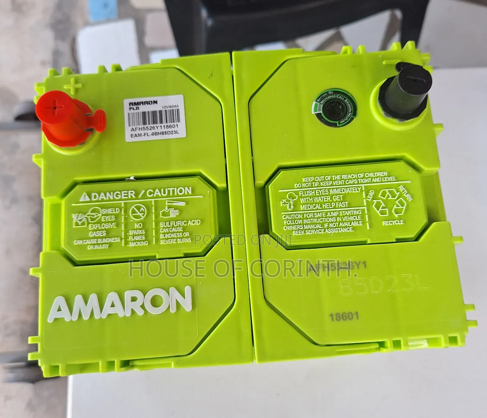 Amaron Battery 15 Plates Block