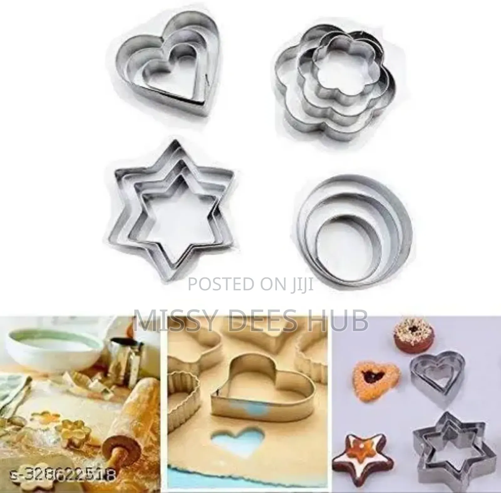 12pcs Cookie Cutter Set