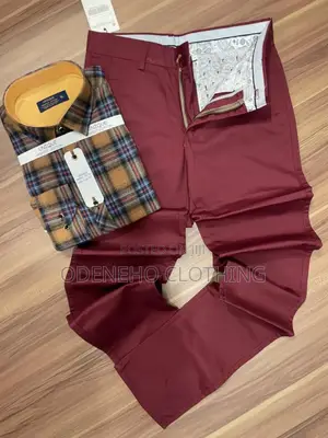 Top Shirt and Khaki Trousers in Different Sizes
