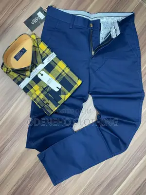 Top Shirt and Khaki Trousers in Different Sizes