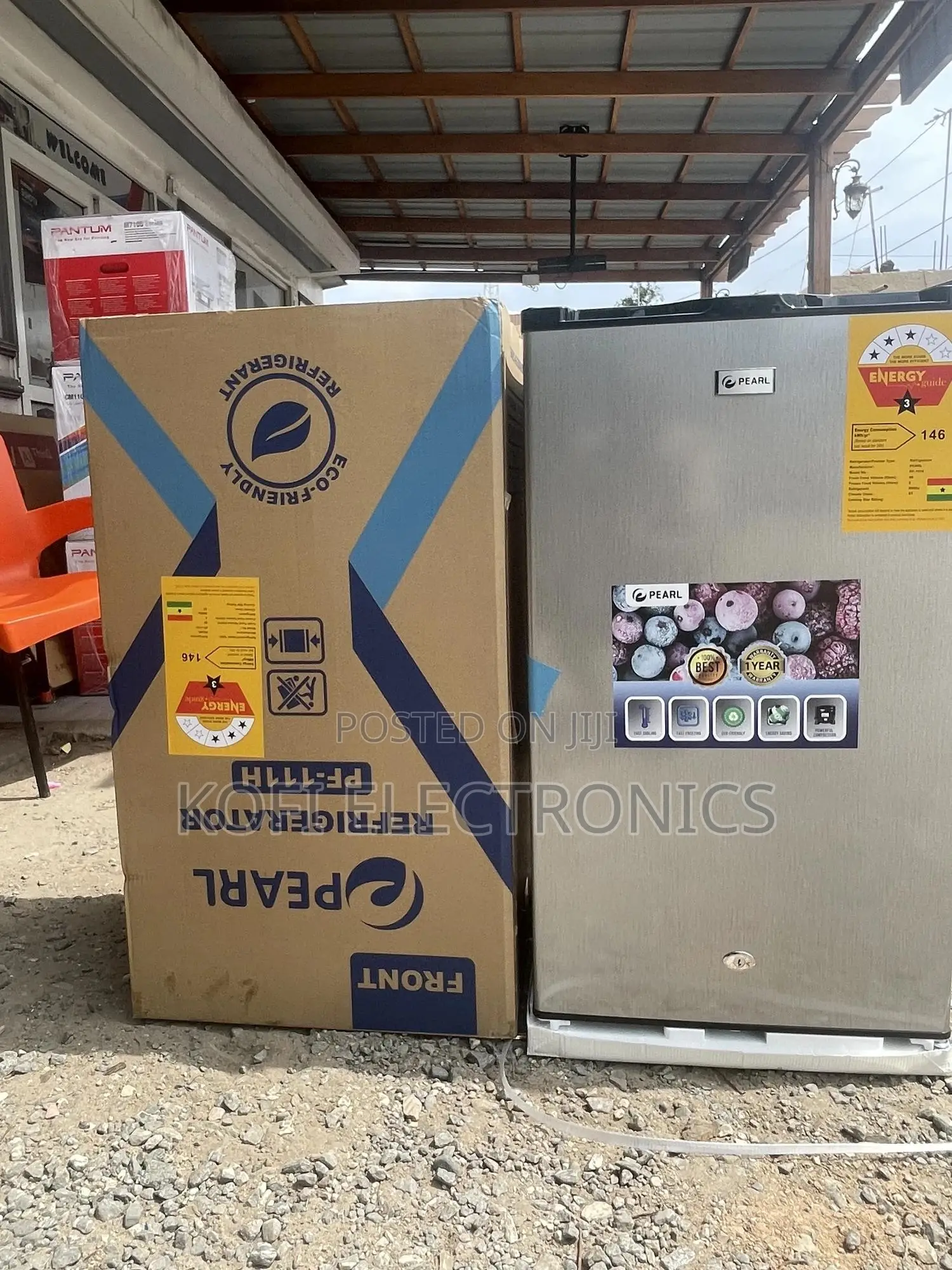 Built In Freezer Pearl 89L Single Door Tabletop Fridge