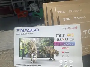 Complete Your Home With Nasco 50′′ UHD Smart Flat Vidaa Tv