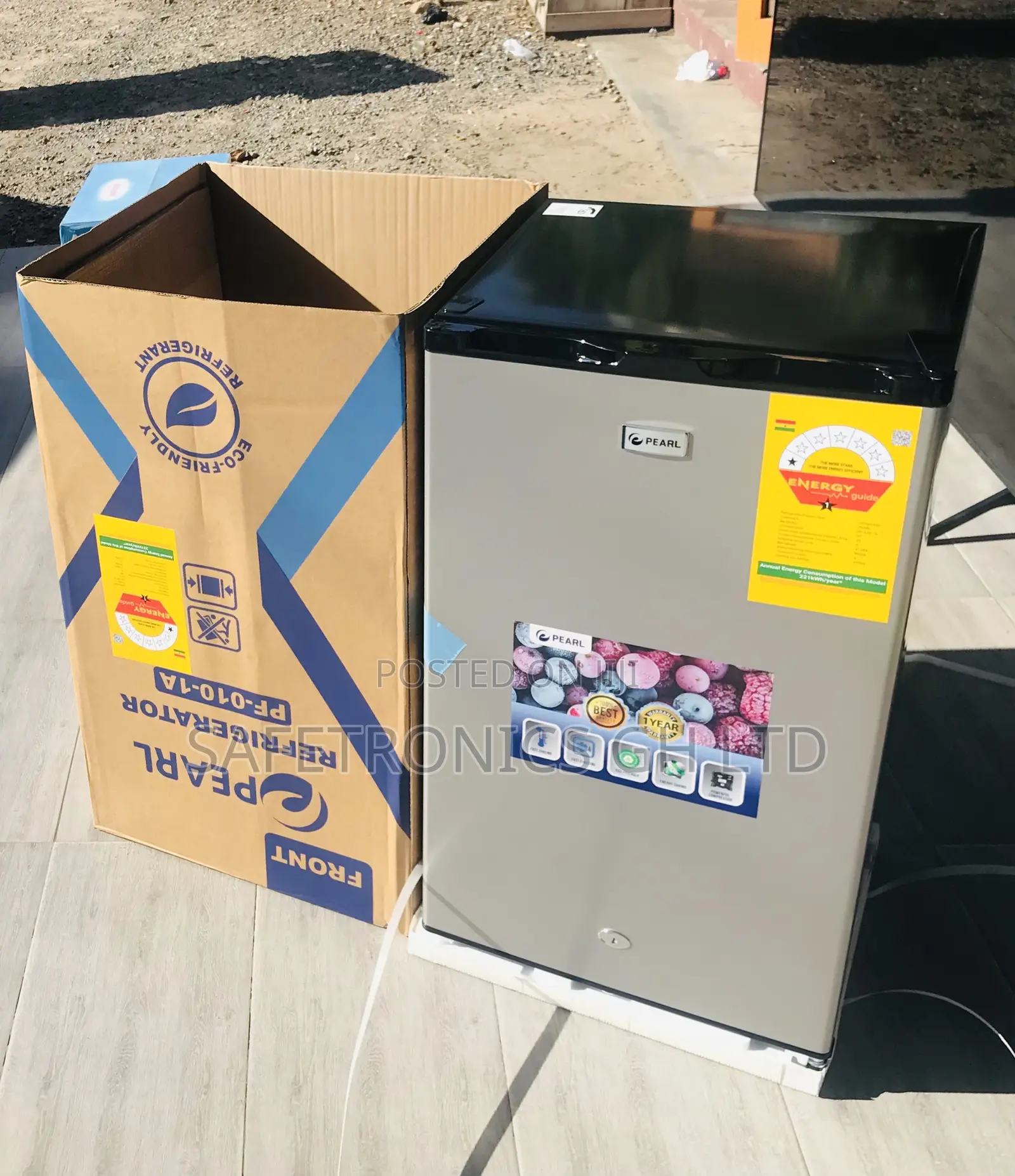 Unique Quality in Box PF-010-1A Pearl 90L 1 Door Topfreezer