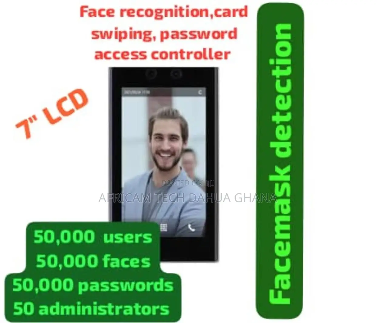 Dahua 7'' Face Recognition Access Controller