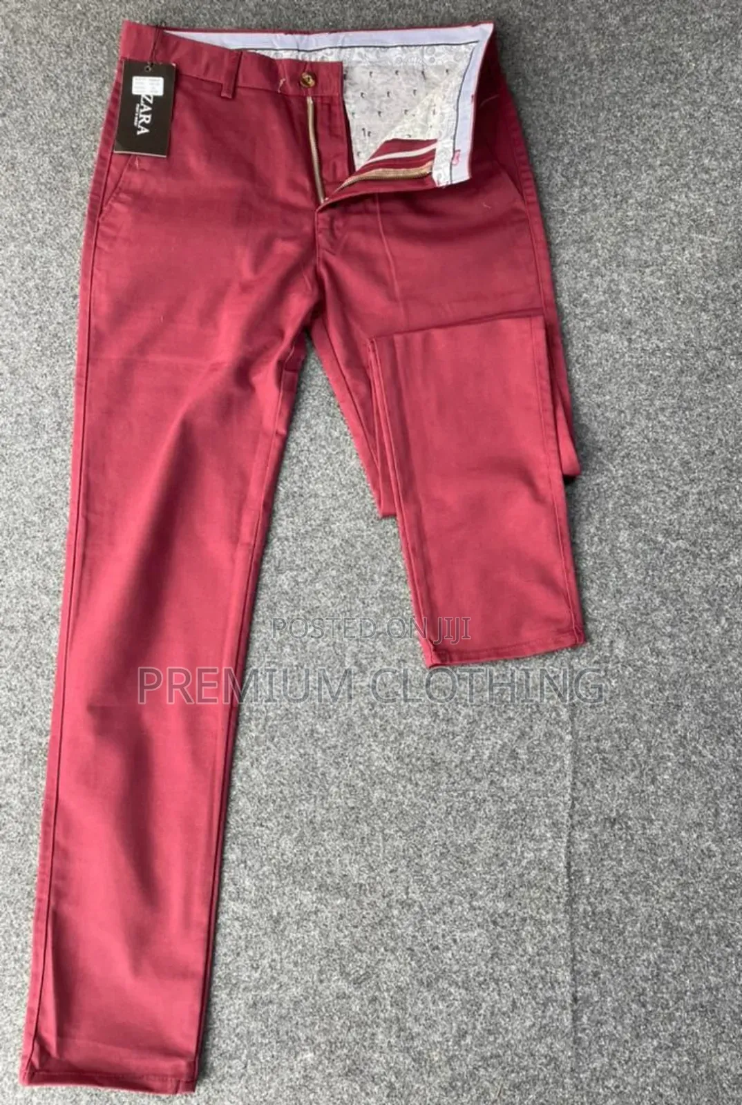 Plain Khaki Trousers for Men Available