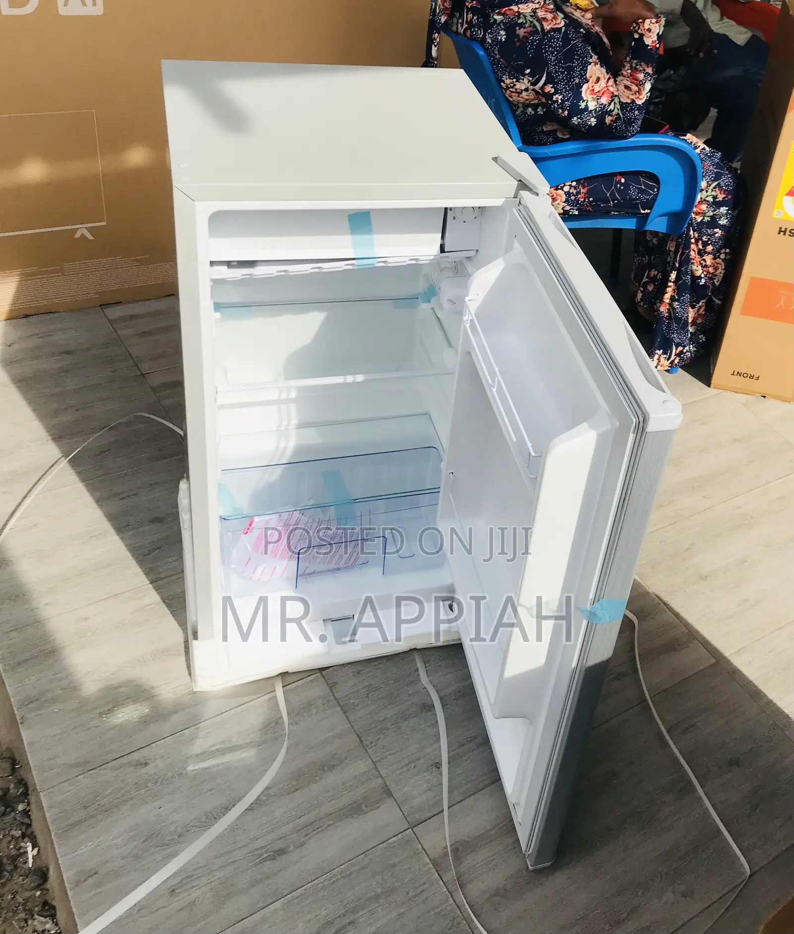 Top Mount Freezer Galaxy Table Top Refrigerator(Silver).