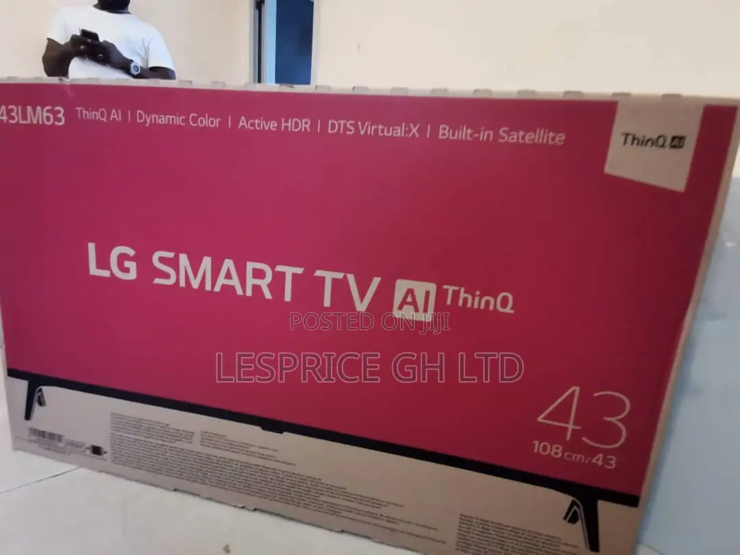 LG 43” Android Smart High Standard Tv