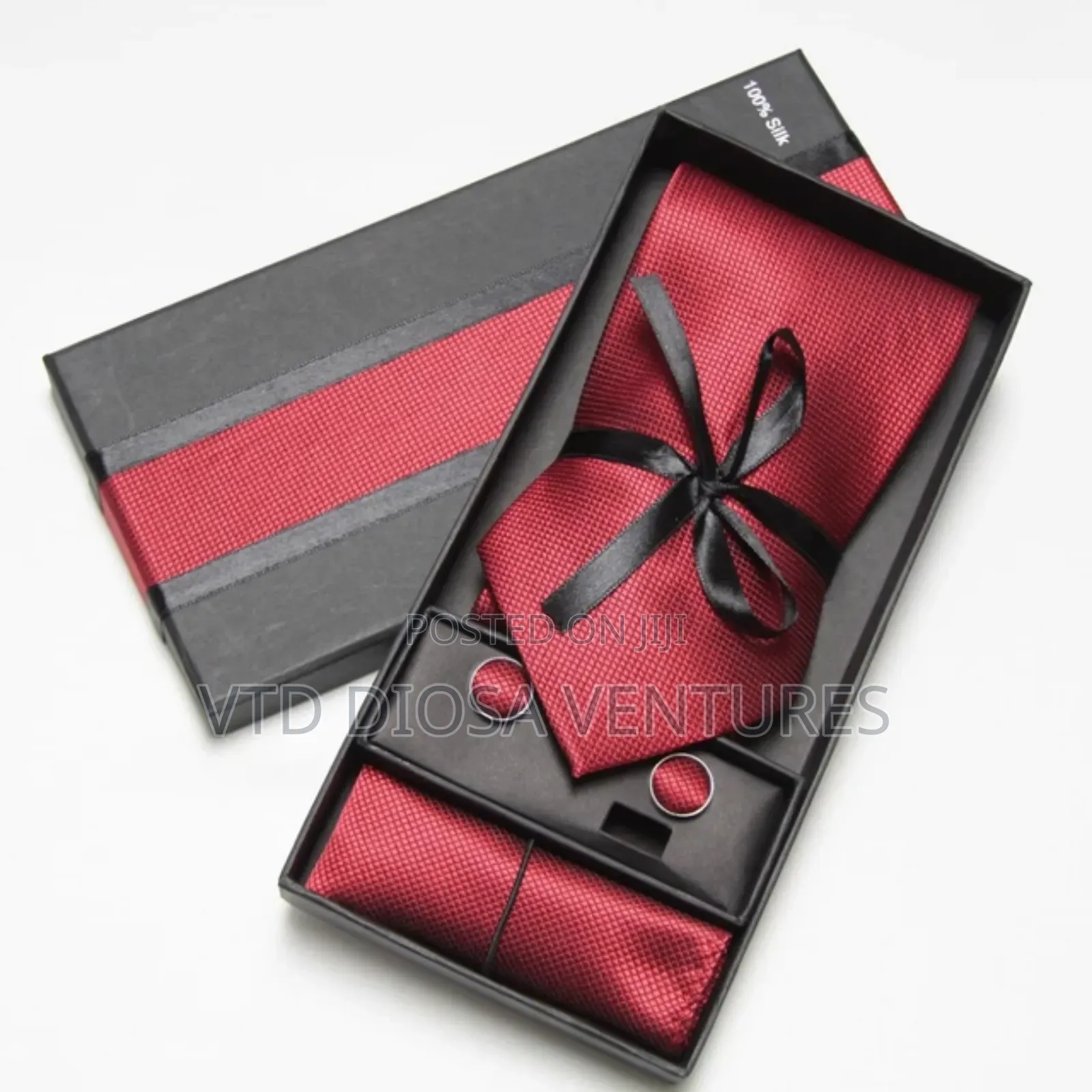 Ties, Cufflinks Pocket Square Set