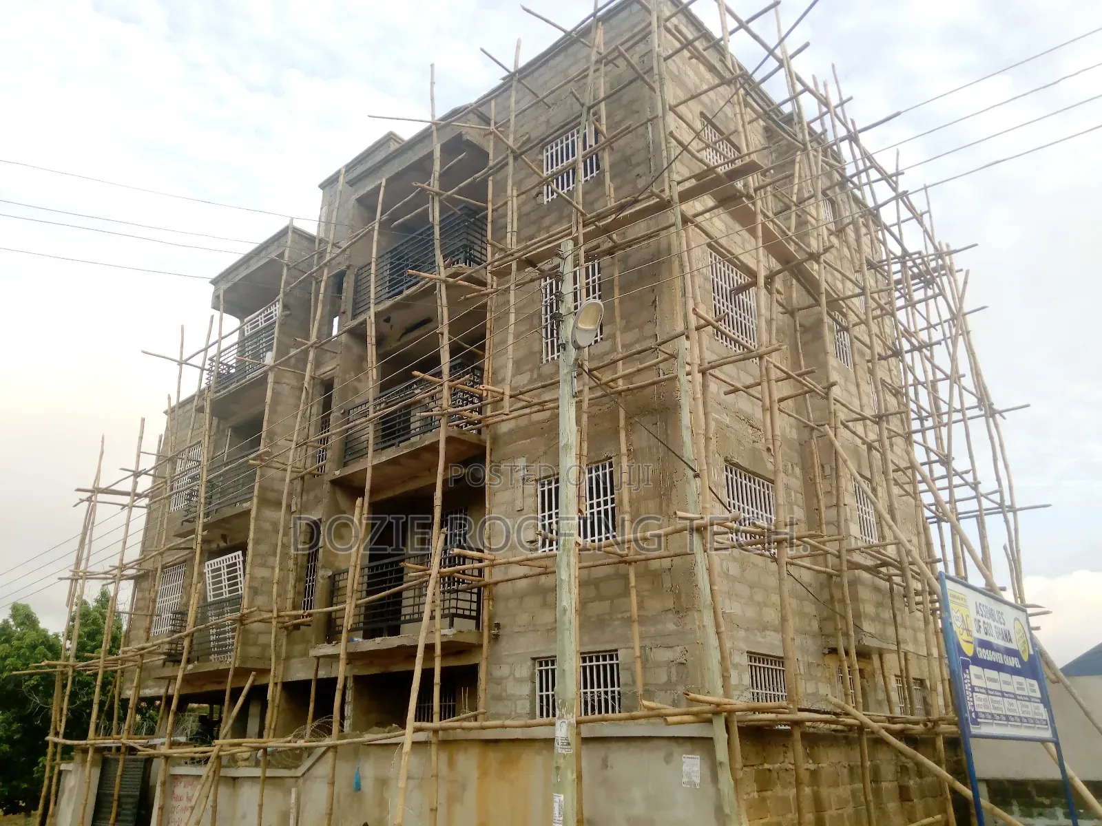 Bamboo Scaffolding Work