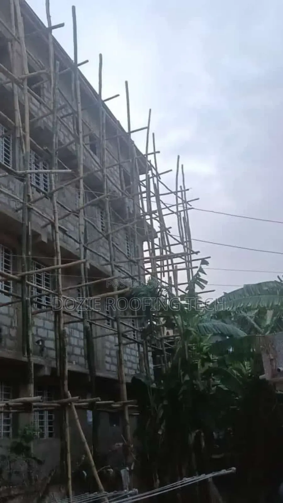 Bamboo Scaffolding Work