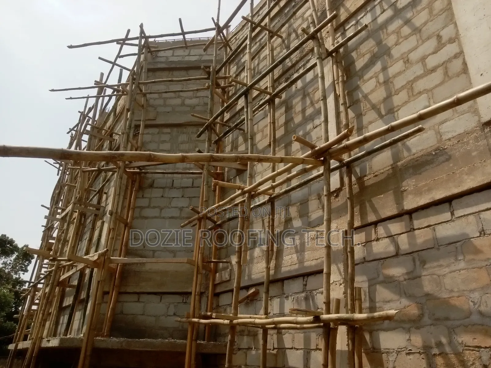 Bamboo Scaffolding Work