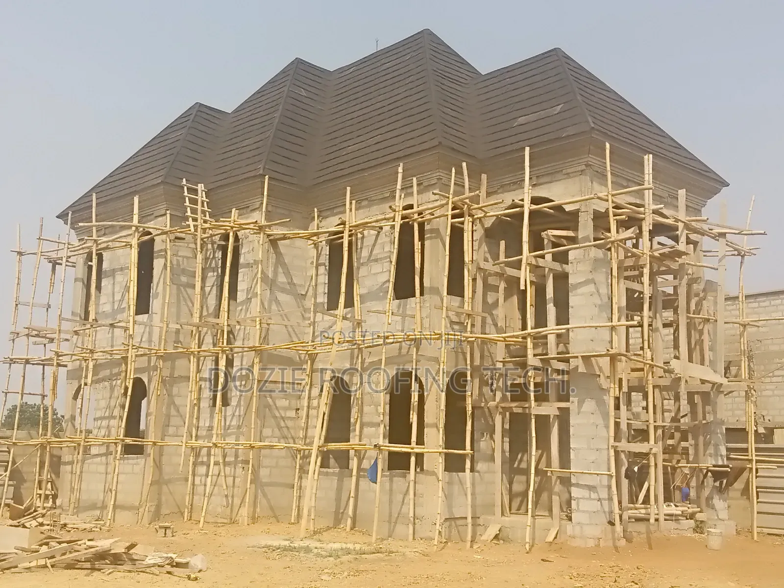 Bamboo Scaffolding Work