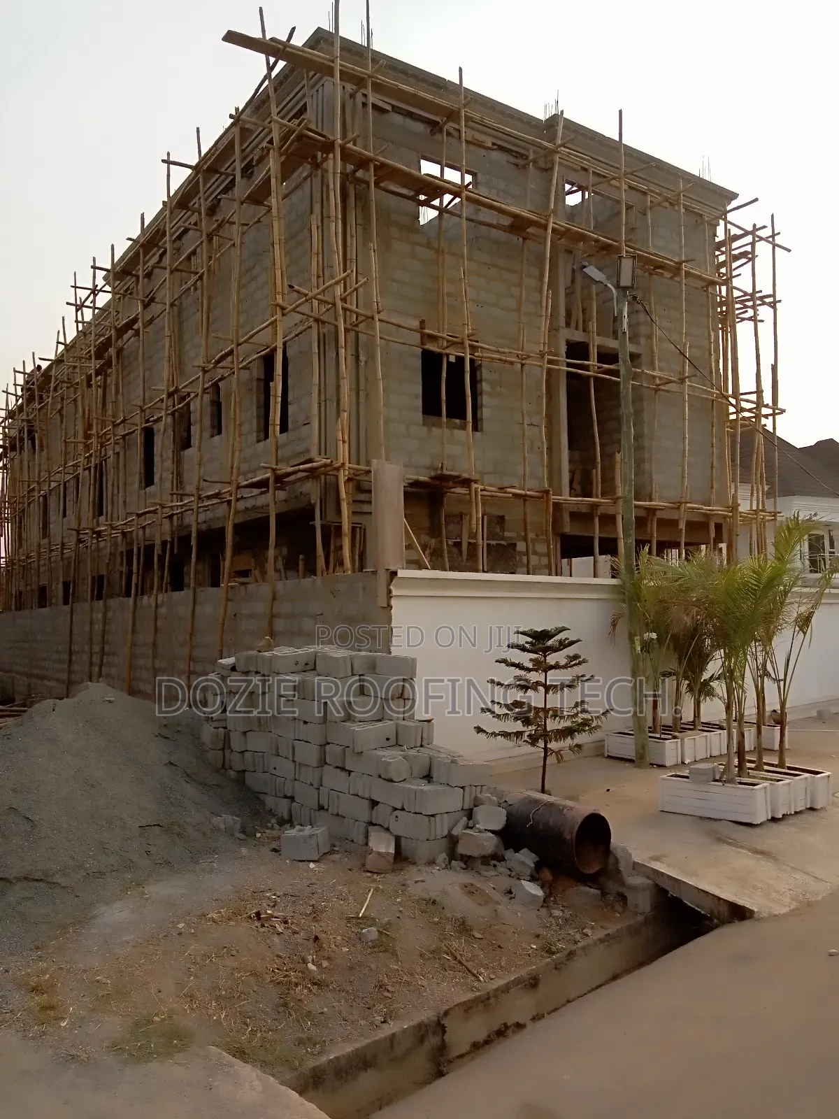 Bamboo Scaffolding Work