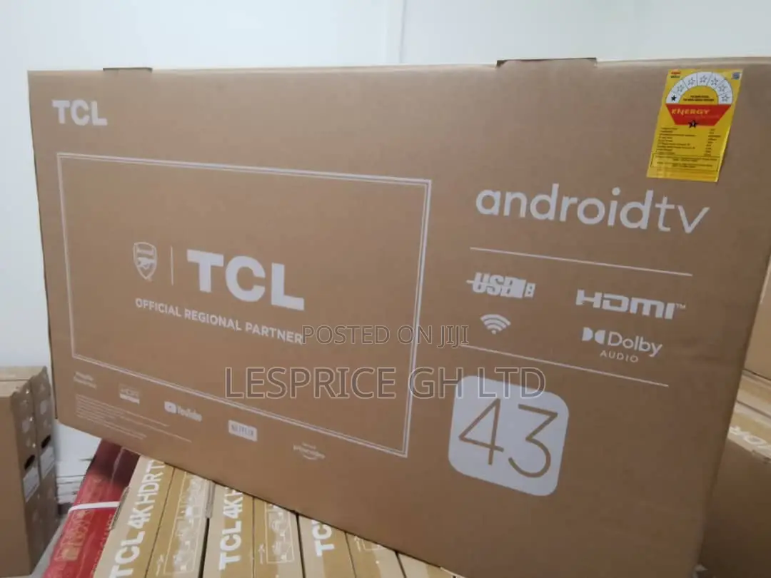 TCL 43” Android Smart Digital Tv