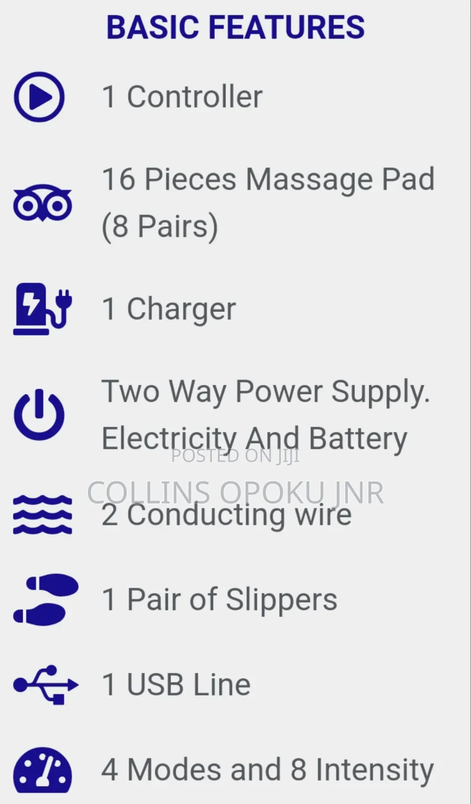 Electronic Pulse Therapy Stroke Slimming Massager