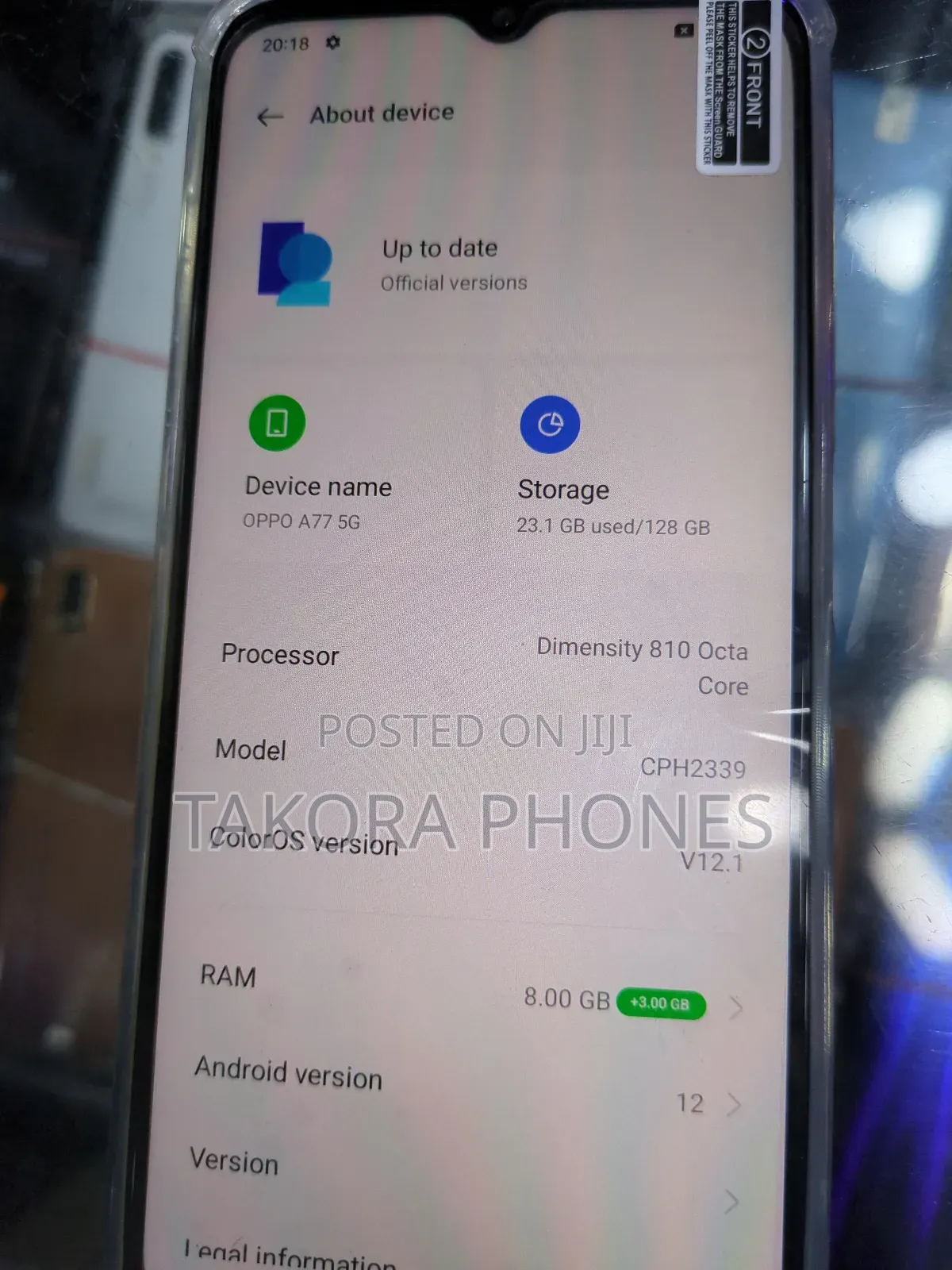 Oppo A73 5G 256 GB Silver