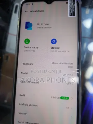 Oppo A73 5G 256 GB Silver