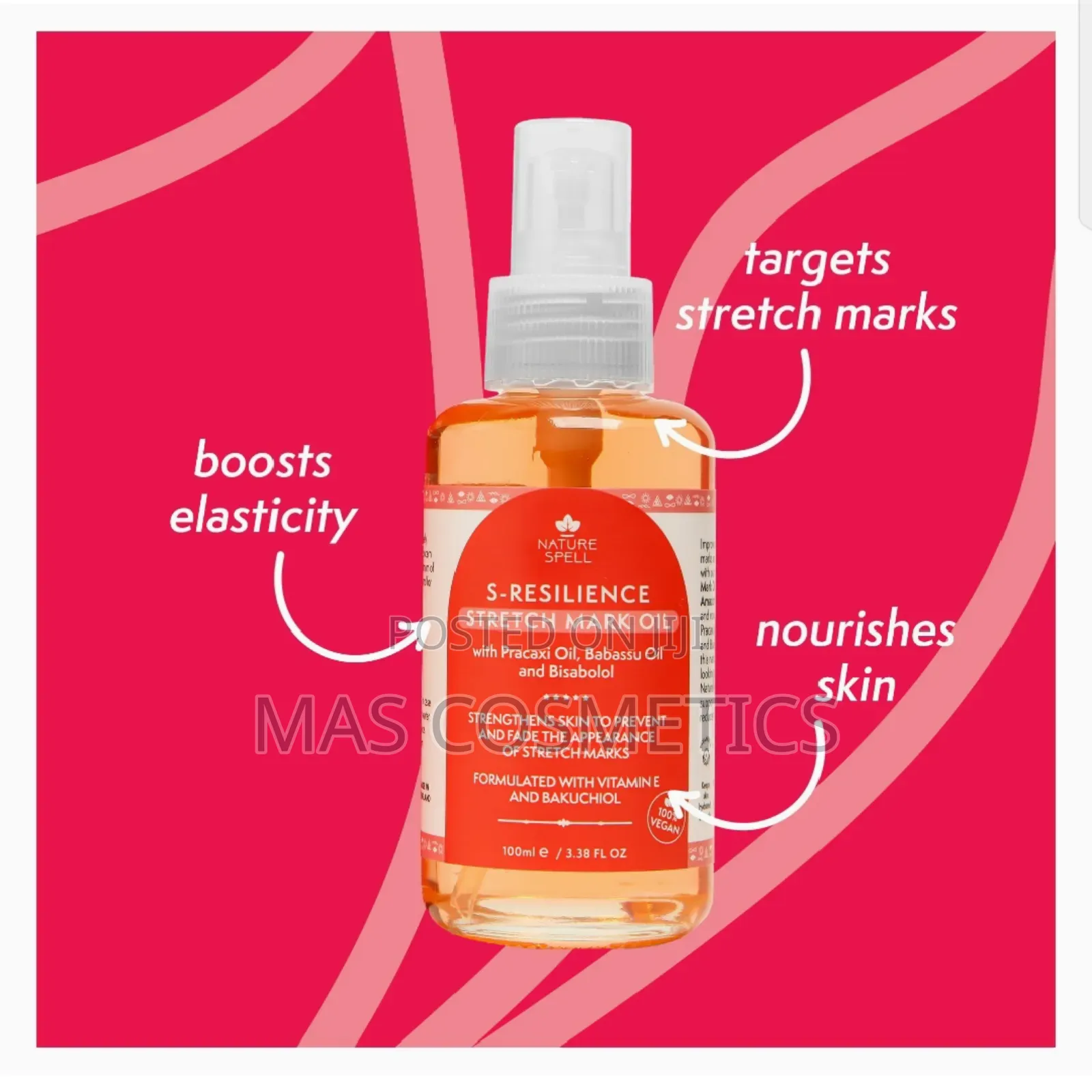 Nature Spell S Resilience Stretch Mark Oil