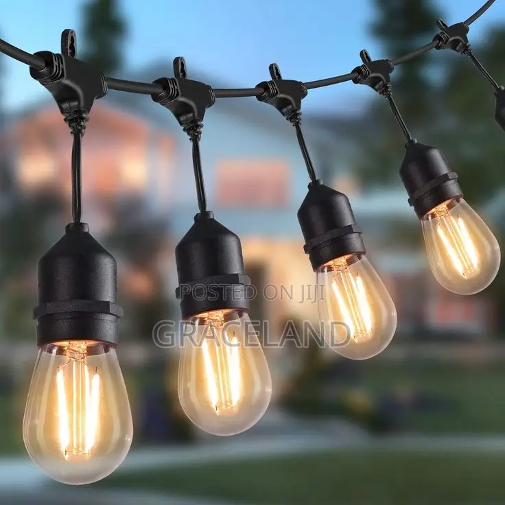 10M LED Outdoor String Lights Waterproof With Edison Bulbs