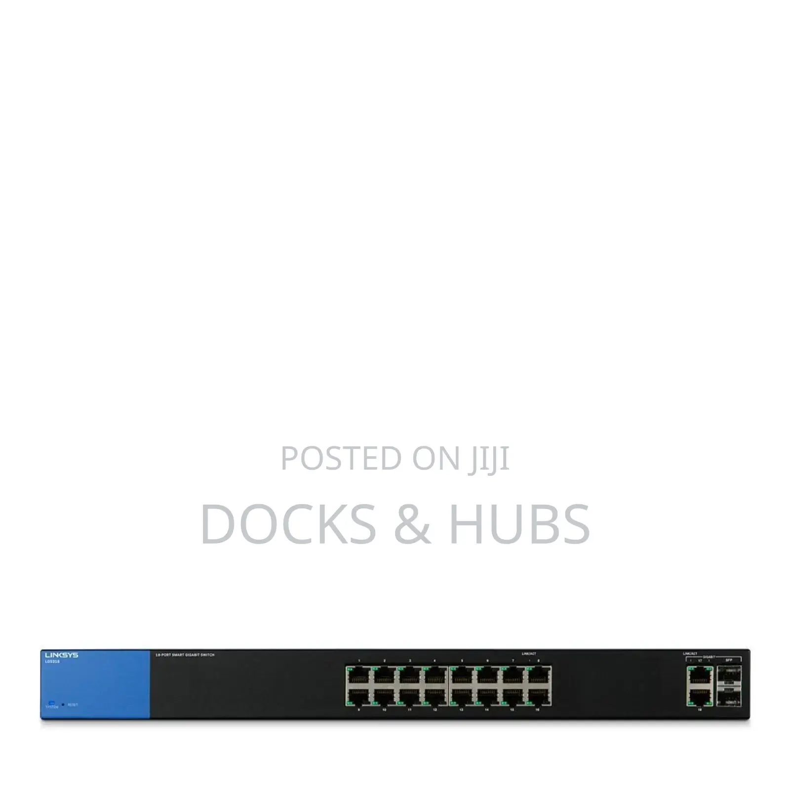 Linksys Lgs318p 18-Port Smart Gigabit Poe+ Switch