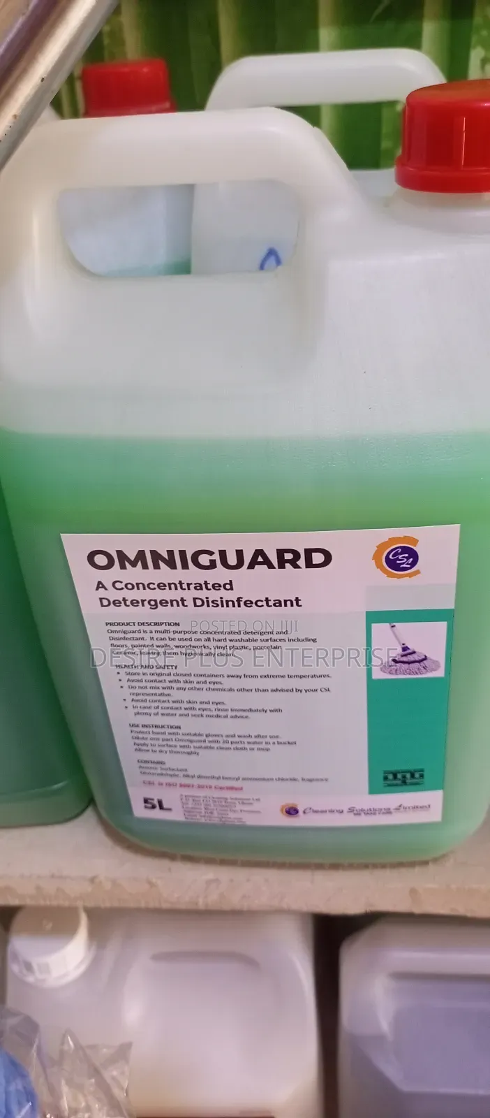 Omniguard Floor Cleaner Disinfectant