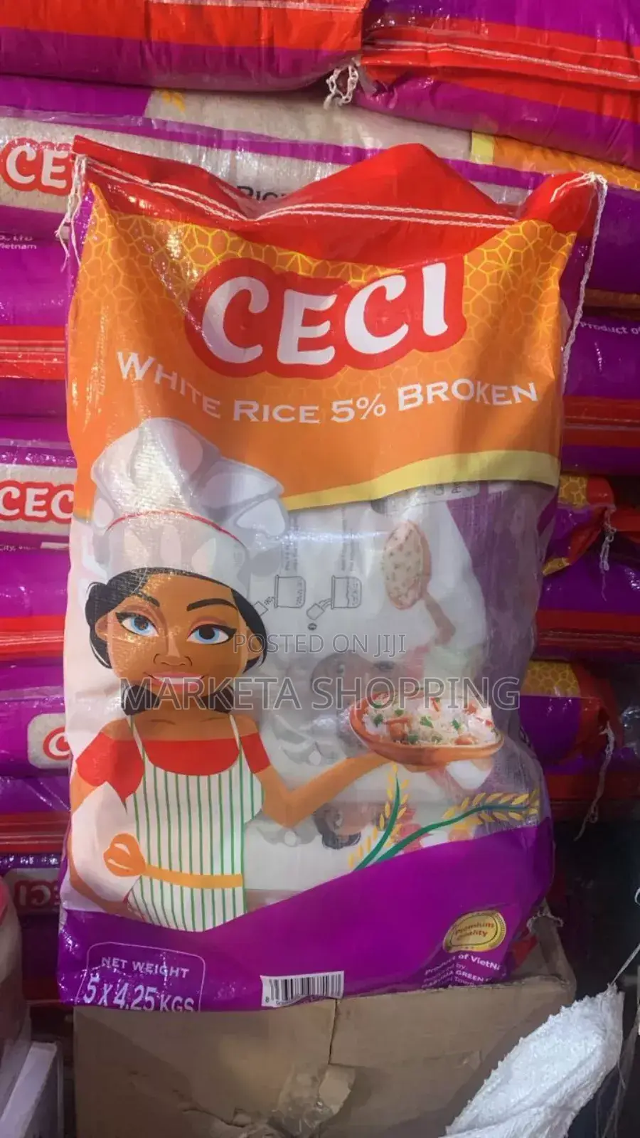 Ceci White Rice 4.25kgx5