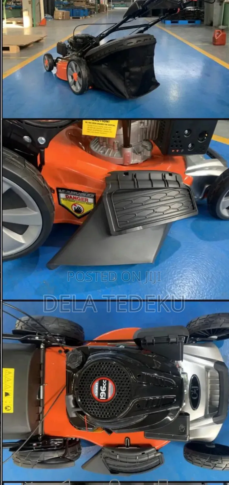 8.0hp /196cc C and J Heavyduty Selfpropelled Lawnmower/Caprice