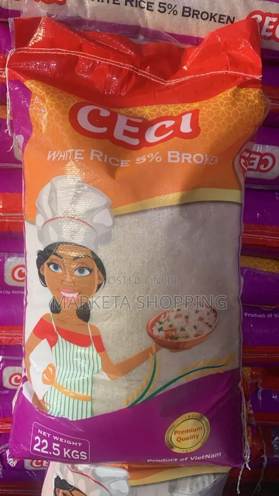 Ceci White Rice 5% Broken 22.5kg