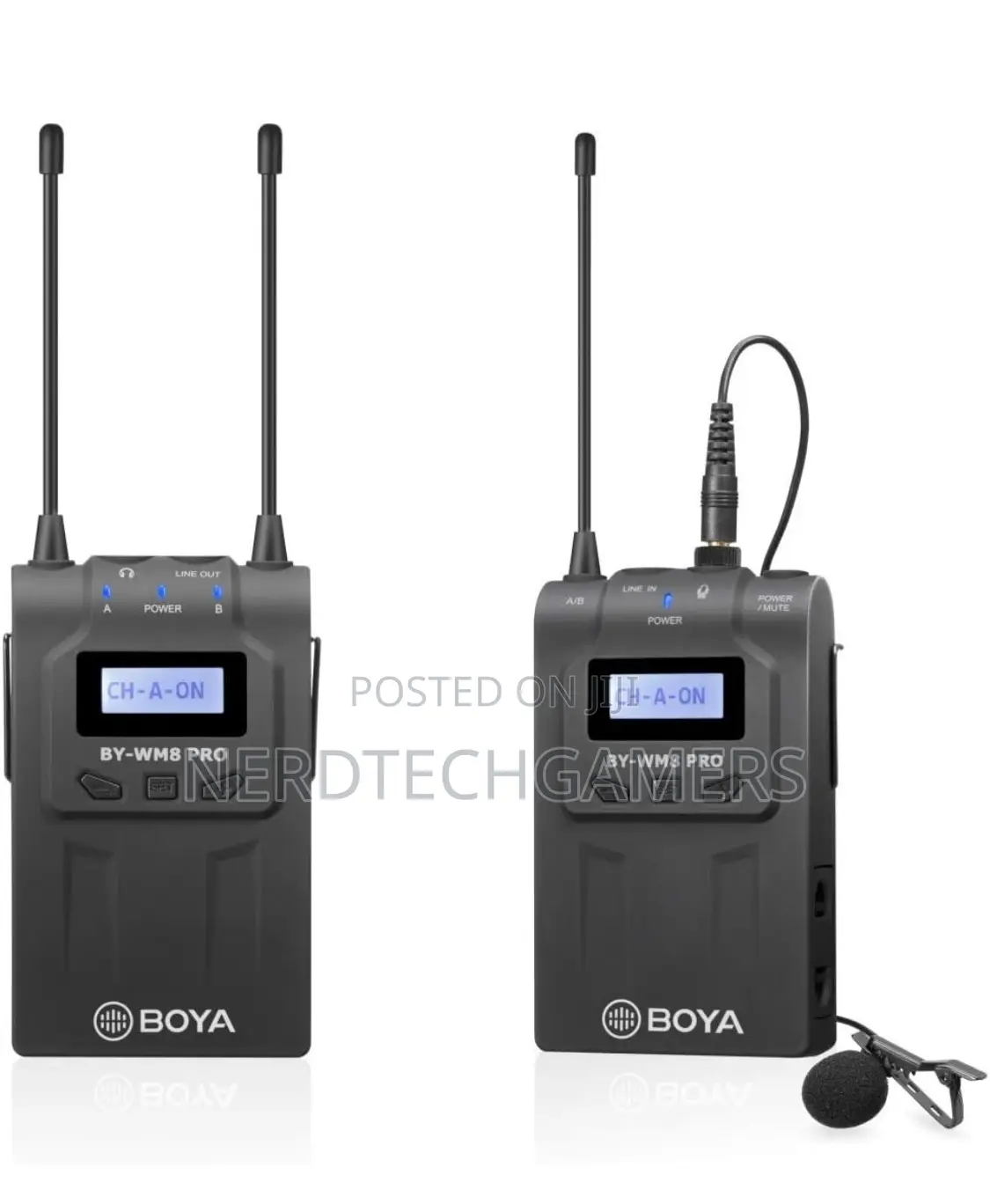BOYA by-Wm8 Pro Dual-Channels Lavalier Wireless