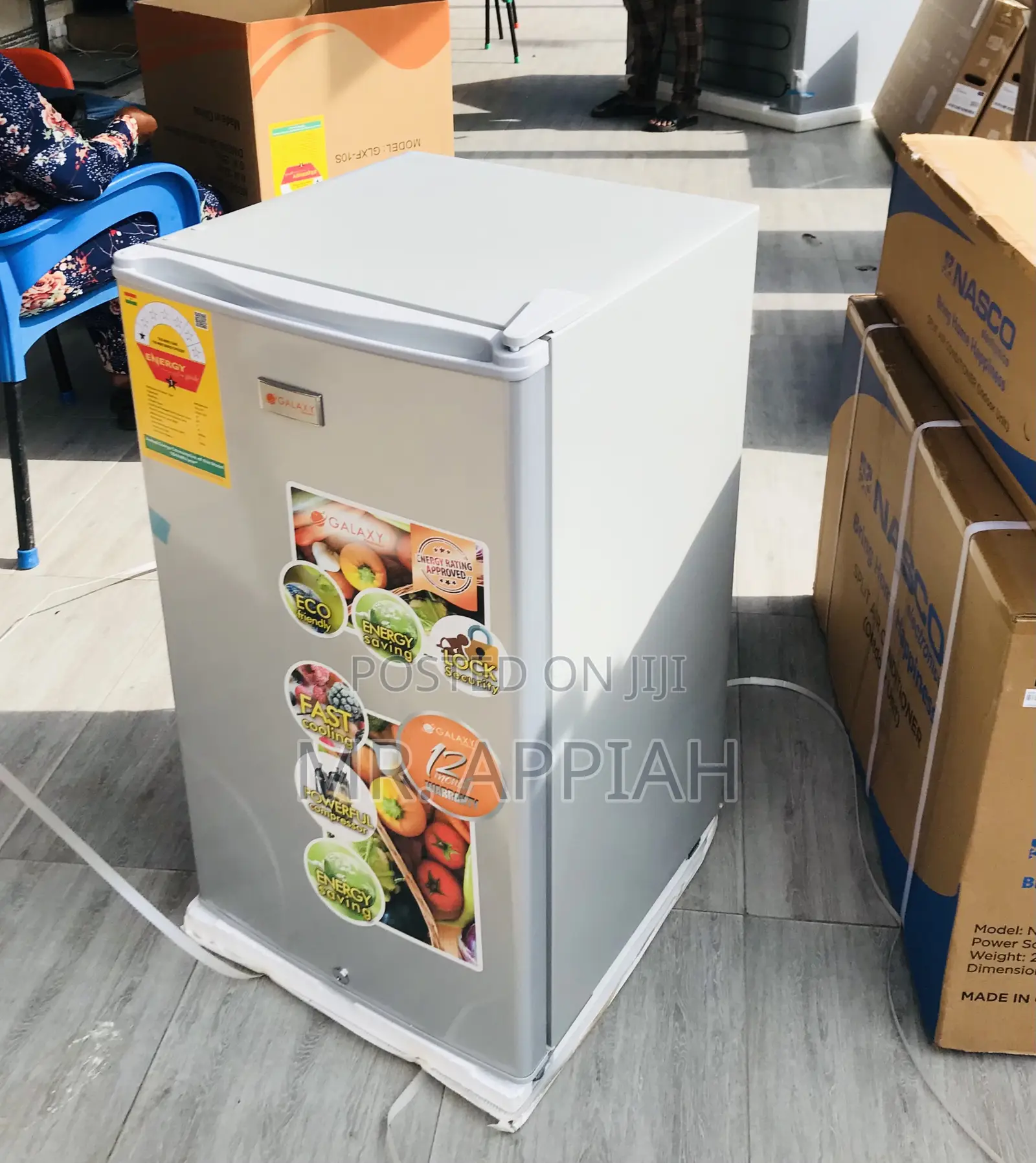 Brand Anew Galaxy Single Door Electric Table Top Fridge.