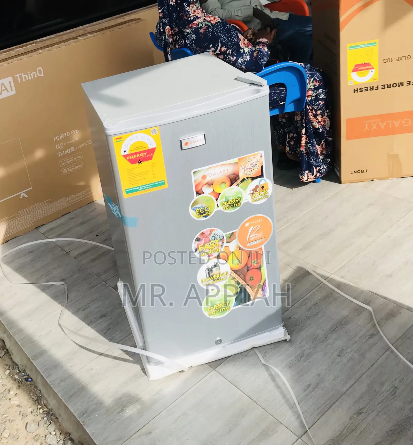 Original Galaxy Single Door Table Top Refrigerator.