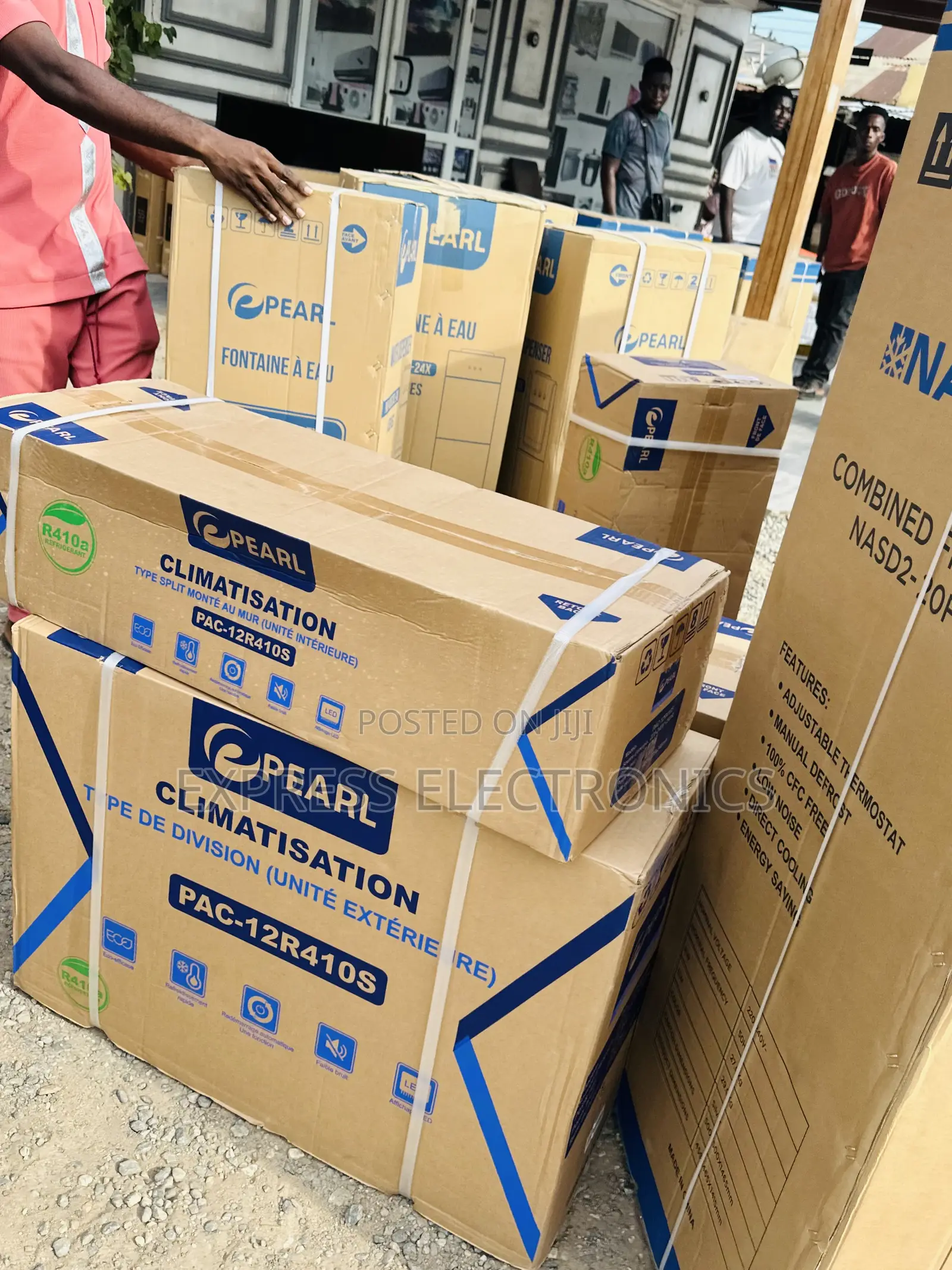 Auto on - Of Pearl Air Conditioner Split R410 Gas 1.5hp